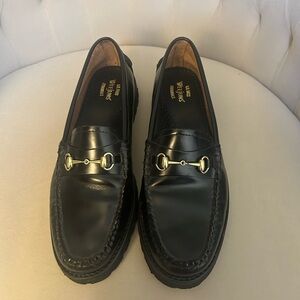 Women's Black Leather Horsebit Loafers by Weejuns